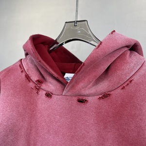 Jersey de algodón 100% para hombre desgastado, Sudadera con capucha de lavado Vintage de peso pesado, Sudadera con capucha de lavado ácido para hombre, Sudadera con capucha de talla grande para hombre - Product Image 3