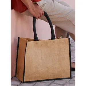 Bolsa de Yute Natural Sostenible con Acabado de Almidón, para Compras, Promociones y Merchandising - Product Image 5