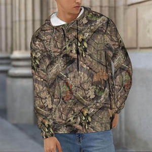 Design personnalisé 100% polyester hommes chasse sweats à capuche-saison d'hiver respirant caractéristique impression motif léger et de haute qualité - Product Image 2