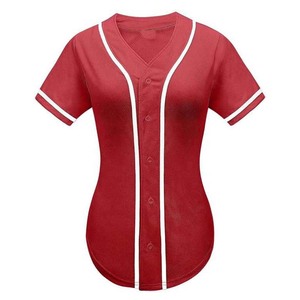 Sublimación World Classic Custom Softball Shirt Malla Bordado en blanco Juventud Cosido Doble Jersey de béisbol de punto al por mayor - Product Image 3