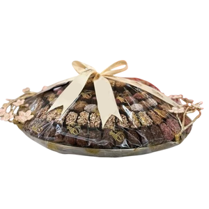 Bandeja de metal plateado de primera calidad con mango floral dorado Diseño fabuloso Bandeja de postres de chocolate Dulces Caramelos Sirviendo para eventos - Product Image 3