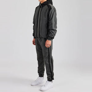 Survêtement d'entraînement léger et respirant 100% coton de haute qualité pour hommes, jogging solide OEM avec logo personnalisé, vente en gros d'hiver - Product Image 3