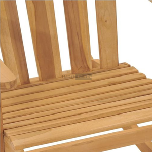 Chaises de salon en teck ancien de haute qualité avec une finition lisse et soignée - Product Image 5