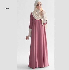 Abaya personnalisée pour dames musulmanes fabricant de vêtements ethniques 2024 printemps été Abaya pour robe musulmane longue Abayas - Product Image 4