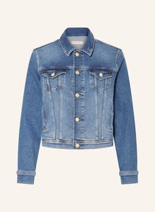Vente en gros de vestes en jean bleu clair délavé pour hommes Meilleure veste en jean élégante pour l'hiver Mode Street Wear Veste en jean hip-hop unique - Product Image 4