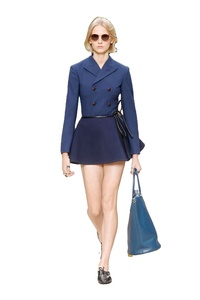 Jupe en laine tricotée 100 % pour femme, 380 g, multicolore au choix, tendance et économique, collection 2026. - Product Image 2