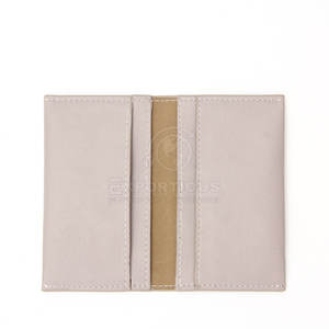 Porte-cartes de visite en cuir véritable de haute qualité, best-seller 2025, multifonctionnel, design personnalisable, léger, fabriqué au Pakistan - Product Image 2