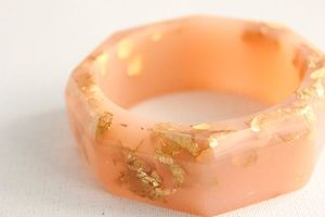 CATCHING Jewelry Resina Acrílico Pulsera Brazalete Exagerado Deslumbrante Multicolor Ancho Irregular Cuadrado Acrílico Pulseras para - Product Image 5