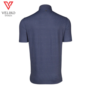 Diseñe su propia marca, transpirable, informal, de talla grande, de manga corta, para golf, para camisas, poliéster, licra, para hombres - Product Image 2