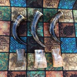 Taza de cuerno rústica hecha a mano, taza Natural ecológica Premium, vajilla elegante duradera, perfecta para café, té, whisky, regalos - Product Image 4