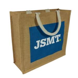 2025 sacs fourre-tout en jute biologique personnalisables de qualité supérieure Logo personnalisé réutilisable écologique imprimé pour les promotions - Product Image 2