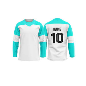 Jersey de hockey sobre hielo para hombre con logotipo personalizado Anti-Pilling Tela transpirable y de secado rápido con personalización disponible OEM - Product Image 3