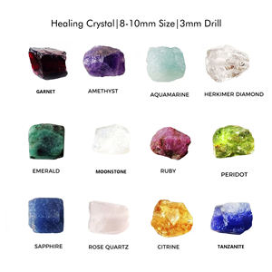 <b>Raw</b> <b>Amethyst</b> Beads 3mm Drilled <b>Amethyst</b> Beads Birthstone Healing Energy Crystal Loose Gemstones Beads for Necklace and Jewelry - Product Image 6