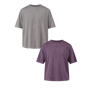 T-shirts décontractés en coton mélangé de fibres de bambou de haute qualité à col rond pour hommes dans des couleurs unies adaptées à un usage quotidien élégant - Product Image 4