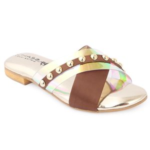 รองเท้าแตะเด็กผู้หญิง (S251) - สีน้ำตาล - Product Image 1