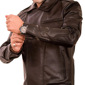 Chaqueta de Invierno para Hombre de Lona y Cuero de Alta Calidad 2026, Colores Personalizables, Precio Más Vendido - Product Image 6