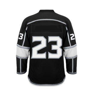 เสื้อเจอร์ซีย์ฮ็อกกี้น้ำแข็งผ้าโพลีเอสเตอร์100% กันน้ำระบายอากาศได้ดีแห้งเร็วออกแบบได้ตามต้องการชื่อทีม - Product Image 5