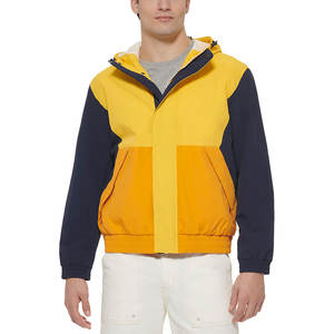 Vente directe d'usine Nouveau design Veste coupe-vent pour hommes Offre Spéciale Veste coupe-vent pour hommes à bas prix de couleur unie - Product Image 1