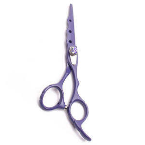 Ciseaux de coupe de cheveux de barbier fantaisie avec lame tranchante ciseaux de coiffure de beauté en acier allemand avec vis fantaisie - Product Image 6