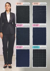 Traje de Negocios Largo para Hombre, Blazer a Medida, Listo para Usar, Cierre de un Solo Botón, Transpirable, Impermeable, con Características Planas - Product Image 5