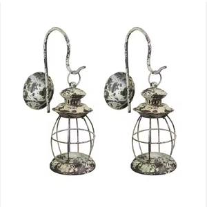 Bougeoir votif de décoration de Noël en métal avec lanterne élégante pour les fêtes de Noël - Product Image 3