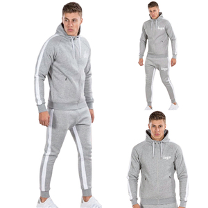 2025 mode hommes polaire décontracté chaud fermeture éclair survêtement deux pièces ensembles hommes survêtements fabriqués à Sialkot Pakistan - Product Image 6