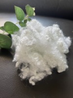 Fibre de polyester recyclée de haute qualité, super blanche, ignifuge, siliconée, creuse, pour le rembourrage et le filage