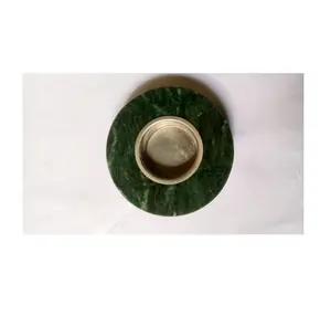 Son tasarım mermer tealight mumluk pirinç iç toptan fiyat el yapımı el yapımı ürün mermer mum tealight