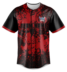 Venta al por Mayor de Camisetas Deportivas Personalizadas de Talla Grande para Equipos de Béisbol, Transpirables, de Spandex/Algodón, para Venta Mundial - Product Image 1