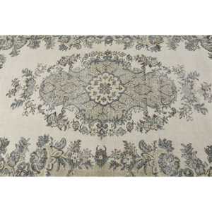 Tapis de 6,1 x 9,8 pieds, grand tapis vintage, tapis oriental beige - Product Image 5