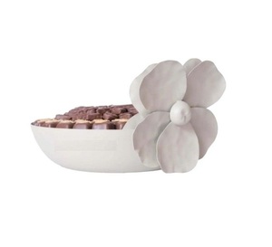 Cuenco para servir de alta calidad con caligrafía árabe Cuenco decorativo recubierto de esmalte de metal para servir dulces y chocolate - Product Image 6