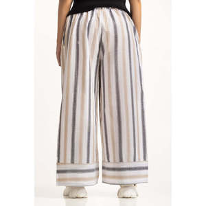 Pantalones de Vestir Casuales para Mujer, Corte Regular WM-TRC-SS25-069, Transpirables, Ligeros, Diseño de Pierna Ancha, Técnica Antiarrugas, Cintura Media, para Oficina - Product Image 2