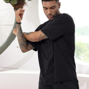 เสื้อยืดขนาดใหญ่ผ้าฝ้าย100% พรีเมี่ยมผ้าฝ้ายพิมพ์ลายสั่งทำจากโรงงาน - Product Image 2