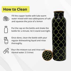 Bouteille en cuivre pur décorative de nouvelle conception la plus vendue bouteille en cuivre de meilleure qualité martelée - Product Image 5