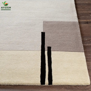 Alfombra Suave y Decorativa Hecha de Lana, Alfombras Acolchadas y Anudadas a Mano para Dormitorio y Sala de Estar - Product Image 6