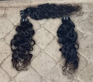 Extensions de cheveux bouclés donner unique Cuticule aligné cheveux humains bruts non transformés vente en gros de cheveux bruts non traités - Product Image 3