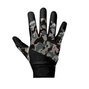 Gants de receveur de football américain pour hommes OEM, paume lisse, matière polyester, protection anti-chimique, toutes tailles disponibles - Product Image 5