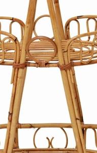 Chariot de bar en rotin écologique fait à la main avec des étagères à paniers Meubles durables en gros pour hôtel Bar Grande quantité - Product Image 5