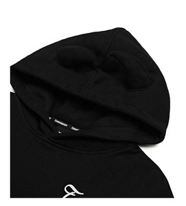 2025เสื้อฮู้ดผ้าฝ้ายออร์แกนิกพรีเมี่ยม, ผ้าฝ้าย100% ดีไซน์เรียบเขาปีศาจพิมพ์ดิจิตอลสไตล์ลำลองปกเสื้อมีฮู้ดฤดูหนาวฤดูหนาว - Product Image 4