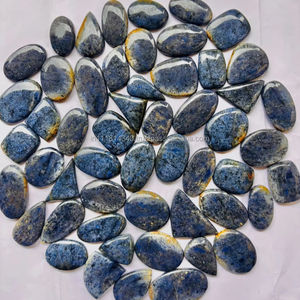 พลอยดูมอร์เทียไรต์ธรรมชาติ เกรด AAA รับรองคุณภาพ ขัดเงา รูปทรงผสม ขนาดอิสระ แบบคาโบชอง สำหรับทำเครื่องประดับ - Product Image 3