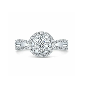 Anillo de diamantes para mujer, precio al por mayor, anillos de diamantes para mujer, anillos de compromiso de diamantes personalizados, joyería de moda - Product Image 2