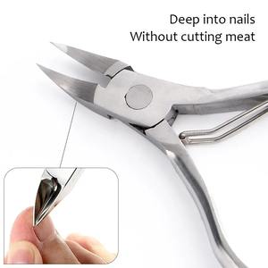 Tijeras para Uñas, Cortacutículas, Pinzas para Manicura, Removedor de Piel Muerta, Herramienta de Pedicura de Acero Inoxidable, Recortador, Alicates de Pico de Águila - Product Image 2
