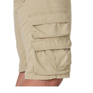 กางเกงกีฬาขาสั้นทรงคาร์โก้สีดำสำหรับผู้ชาย, กางเกงกีฬาขาสั้นทรงหลวมปิดเอวปานกลาง - Product Image 3