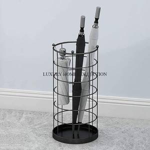 High-quality Antique Brass Metal <b>Umbrella</b> <b>Stand</b> with a Bronze Patina and Decorative Features Offering a Classic Statement Piece - Product Image 3