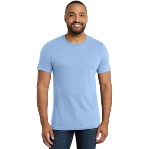 Camiseta de Algodón Lisa para Hombre, Suministro de Fábrica, Tela Suave al Tacto, Camiseta para Hombre, OEM, Etiqueta Privada, Pedidos al por Mayor Disponibles - Product Image 1