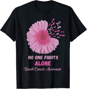 T-shirts à manches longues roses de qualité supérieure 100% coton coupe surdimensionnée sensibilisation au cancer du sein «répandre l'espoir» pour les survivants et les combattants - Product Image 5