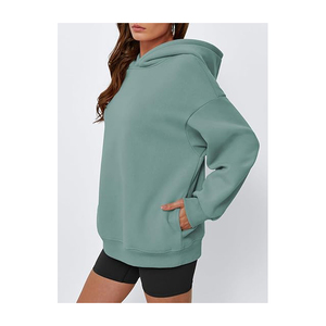 Sweat à capuche pour femme motif uni Sweatshirts pour femmes Couples Heavyweight Hoodies Pullover Vintage Sweaters Pullover 2025 - Product Image 5