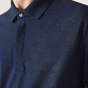 เสื้อโปโลทรงหลวมขนาดใหญ่พิเศษสำหรับผู้ชายเสื้อยืดโลโก้ตามสั่ง - Product Image 4