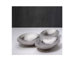 Customized <b>Round</b> Shape Brass Serving <b>Tray</b> with Handle <b>Table</b> Ware for Dining Serving Platter - Product Image 4