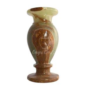 Maceta Decorativa de Mármol Marrón Hecha a Mano, Resistente a los Arañazos, Ecológica, Personalizable, para Decoración del Hogar y Jardín - Product Image 2